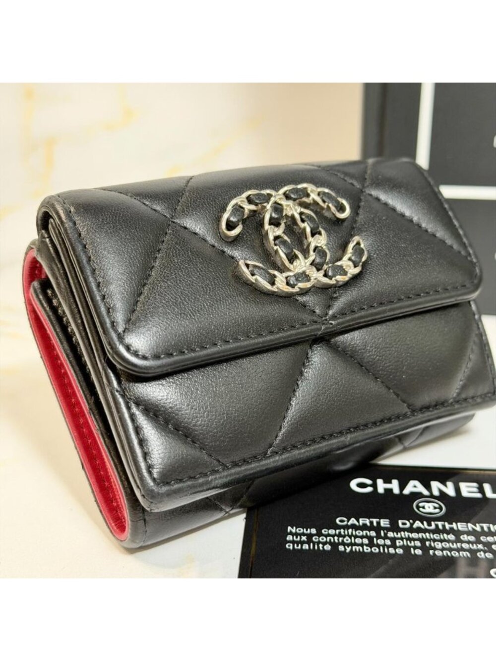 Chanel 19 Dixneuf Small Flap Wallet